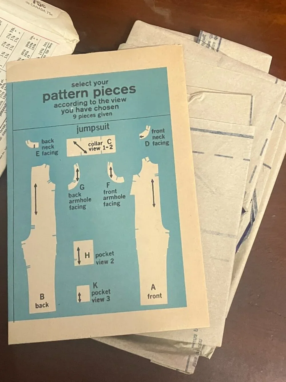 Vintage 1968 Simplicity 7647 Junior & Misses Jiffy Jumpsuit Sewing Pattern Size